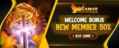 Welcome Bonus 50% promotion banner